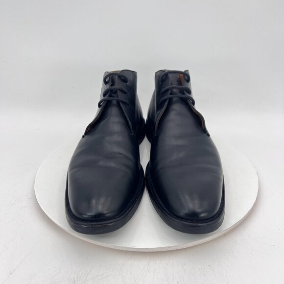 Gucci GG Monogram Embossed Men Size EU 44 E US 10.5 Brown Leather Chukka Boot - Picture 2 of 13